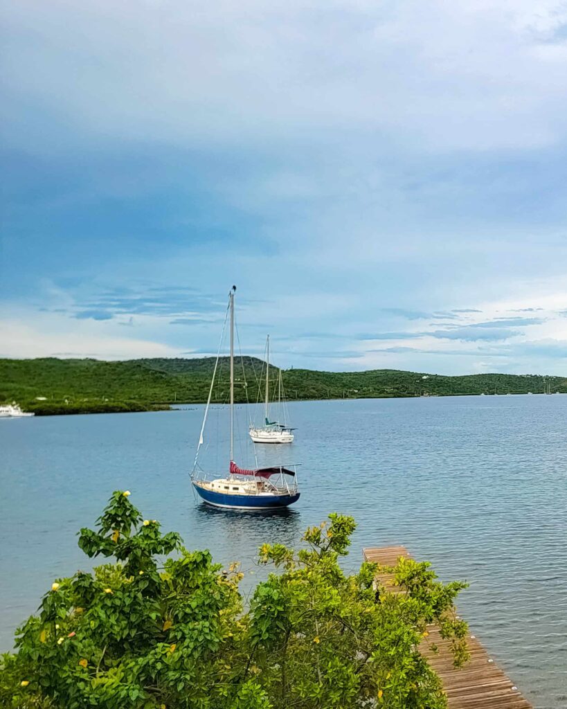 Culebra itinerary - Culebra island view from restaurant